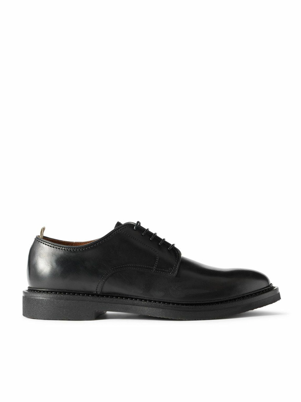 Photo: Officine Creative - Hopkins Flexi 2028 Leather Derby Shoes - Black
