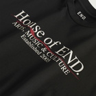 END. Underline T-shirt in Cinder Black