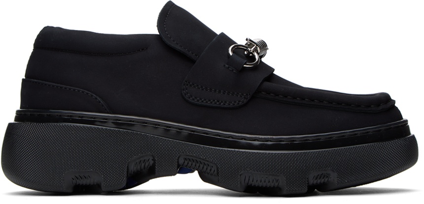 Photo: Burberry Black Creeper Clamp Loafers