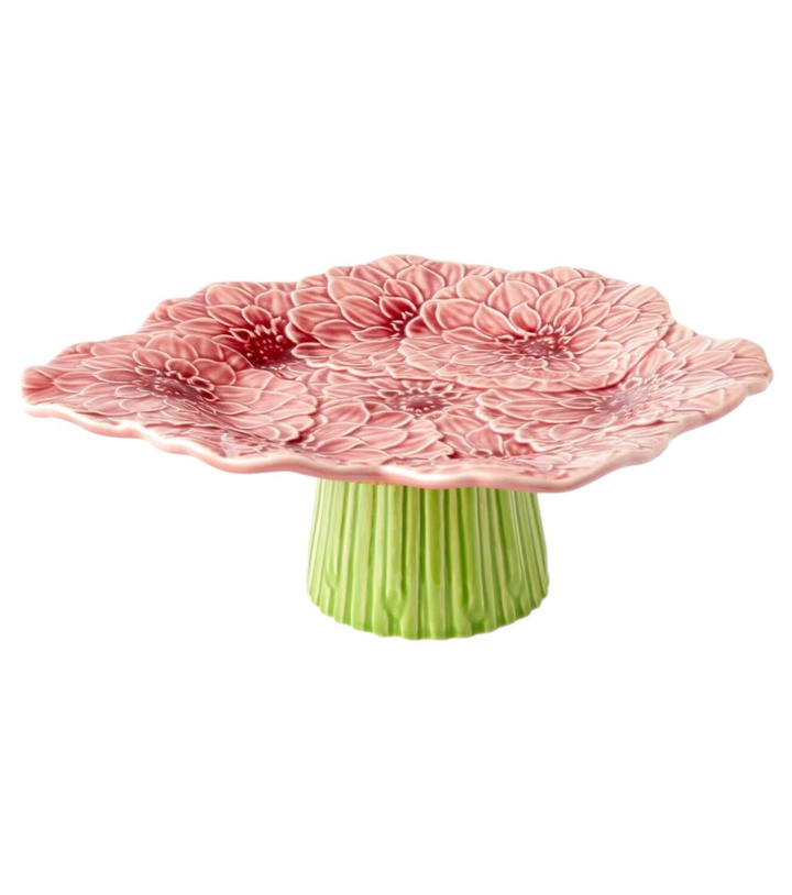 Photo: Bordallo Pinheiro Maria Flor Small earthenware cake stand
