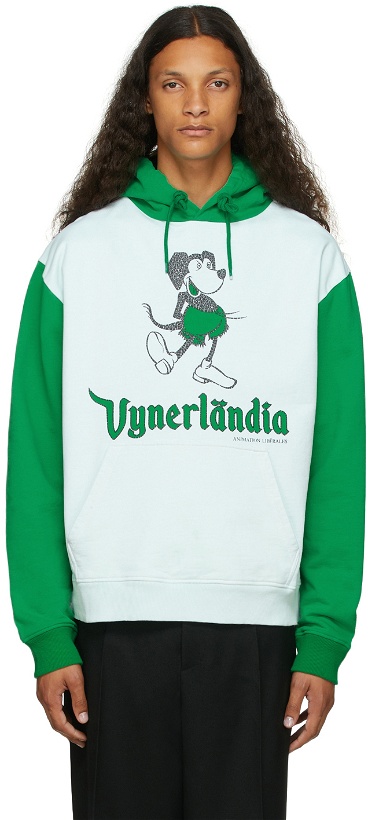 Photo: Vyner Articles Green & White Graphic Hoodie