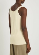 Petar Petrov Fine-knit Tank top Off White