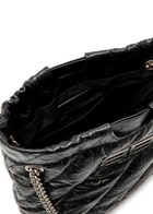 Balenciaga Crush XS Quilted Leather Tote - Black - One Size