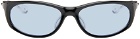BONNIE CLYDE Black & Blue Darling Sunglasses