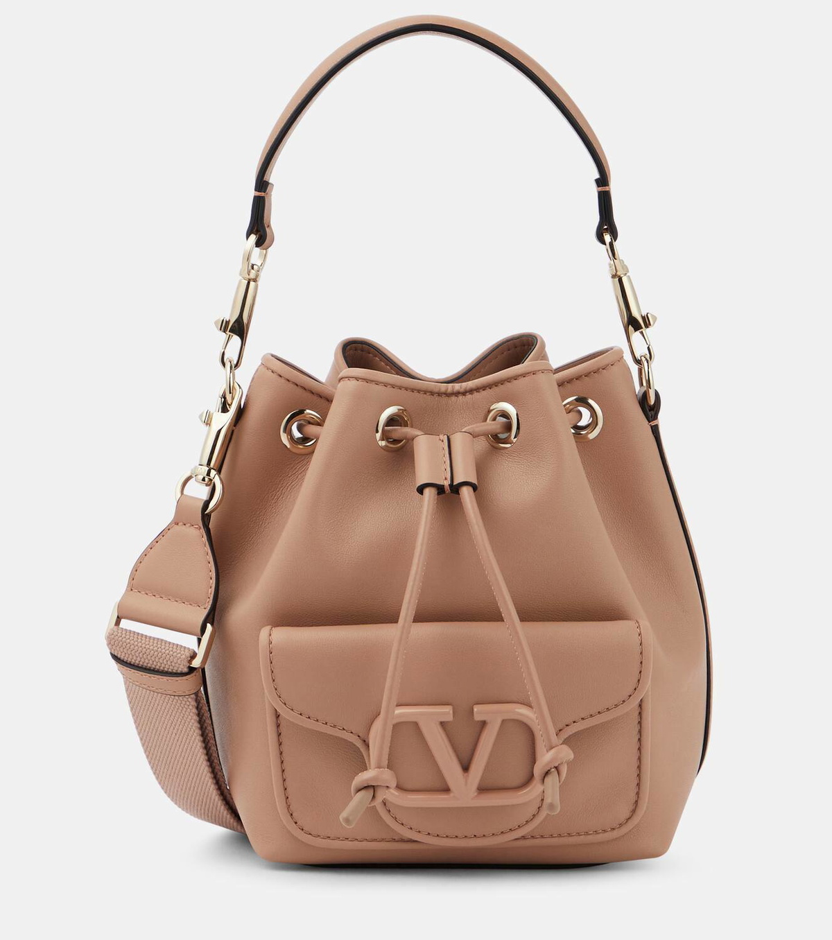 【VALENTINO】LOCO BUCKET BAG Valentino Garavani Loco Small Drawstring Bucket Bag | Neiman