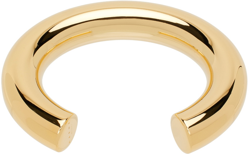 Marni Gold Pavé Logo Bracelet