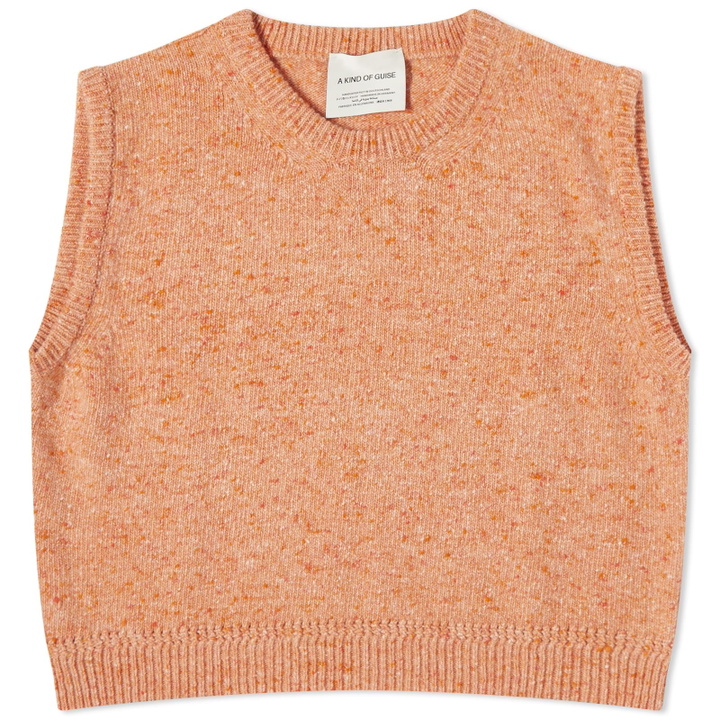 Photo: A Kind of Guise Women's Leira Knit Vest in Frosty Orange Melange