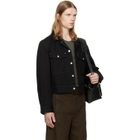 LEMAIRE Black Denim Trucker Jacket