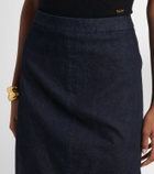 Tom Ford High-rise denim pencil skirt