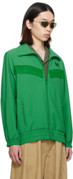 NEEDLES Green Fringe Track Jacket