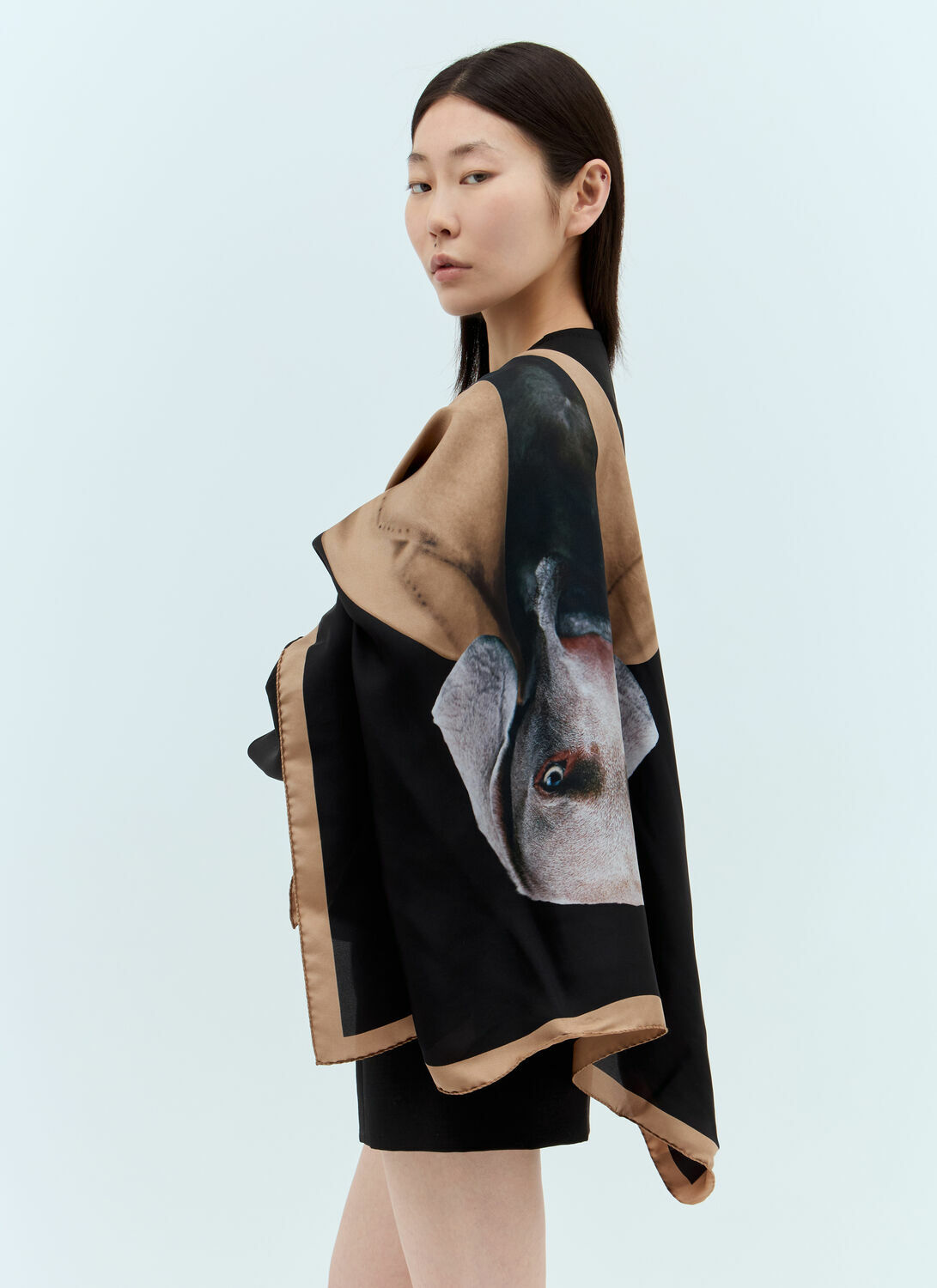 Max Mara Printed Silk Scarf