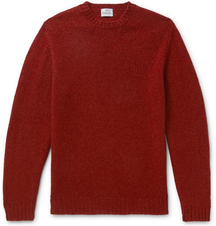 Photo: Kingsman - Shetland Wool Sweater - Burgundy