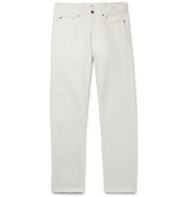 Photo: Mr P. - Slim-Fit Denim Jeans - White