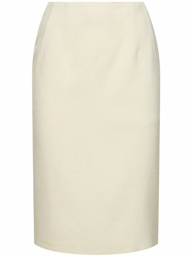 Photo: VERSACE Viscose & Silk Midi Skirt