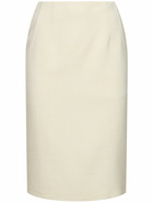 VERSACE Viscose & Silk Midi Skirt