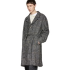 Editions M.R Grey Check Tristan Belted Coat