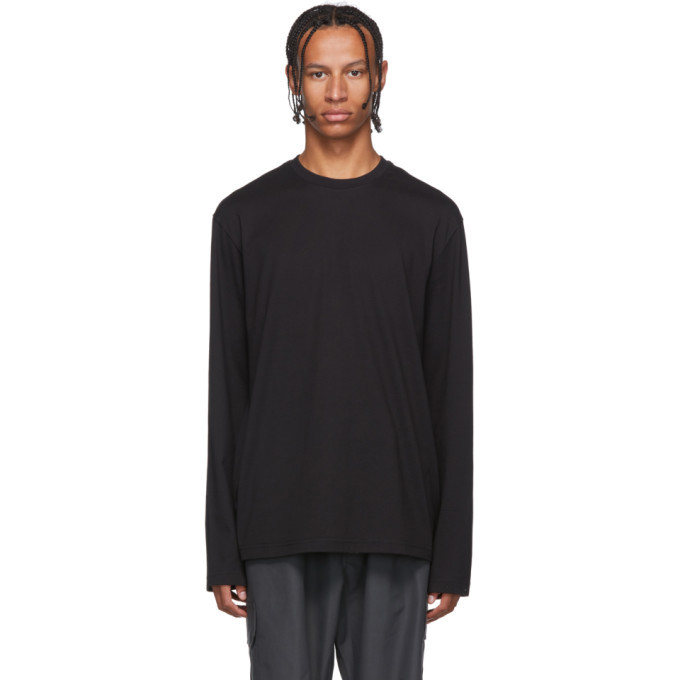 Photo: Y-3 Black Toketa Print Long Sleeve T-Shirt