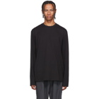 Y-3 Black Toketa Print Long Sleeve T-Shirt