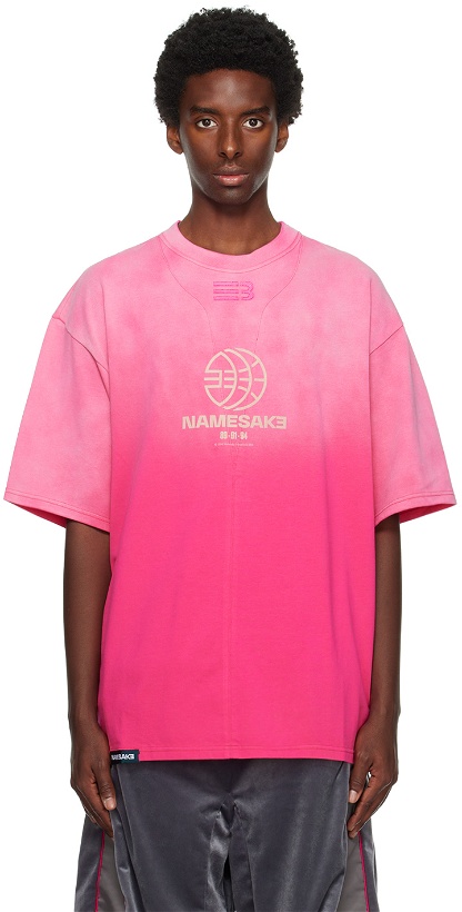 Photo: NAMESAKE Pink Sava Team T-Shirt