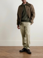 Purdey - Straight-Leg Stretch-Lyocell Twill Chinos - Neutrals