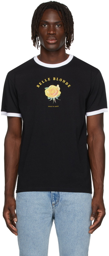 Photo: Ernest W. Baker Black Organic Print 'Belle Blonde' T-Shirt