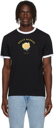 Ernest W. Baker Black Organic Print 'Belle Blonde' T-Shirt