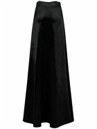 BALENCIAGA - Viscose Blend A-line Maxi Skirt