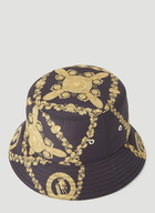 Versace Baroque Print Bucket Hat male Gold