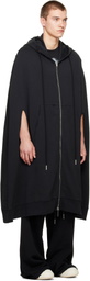 MATIÈRES FÉCALES Black 'Cult' Zip Cape