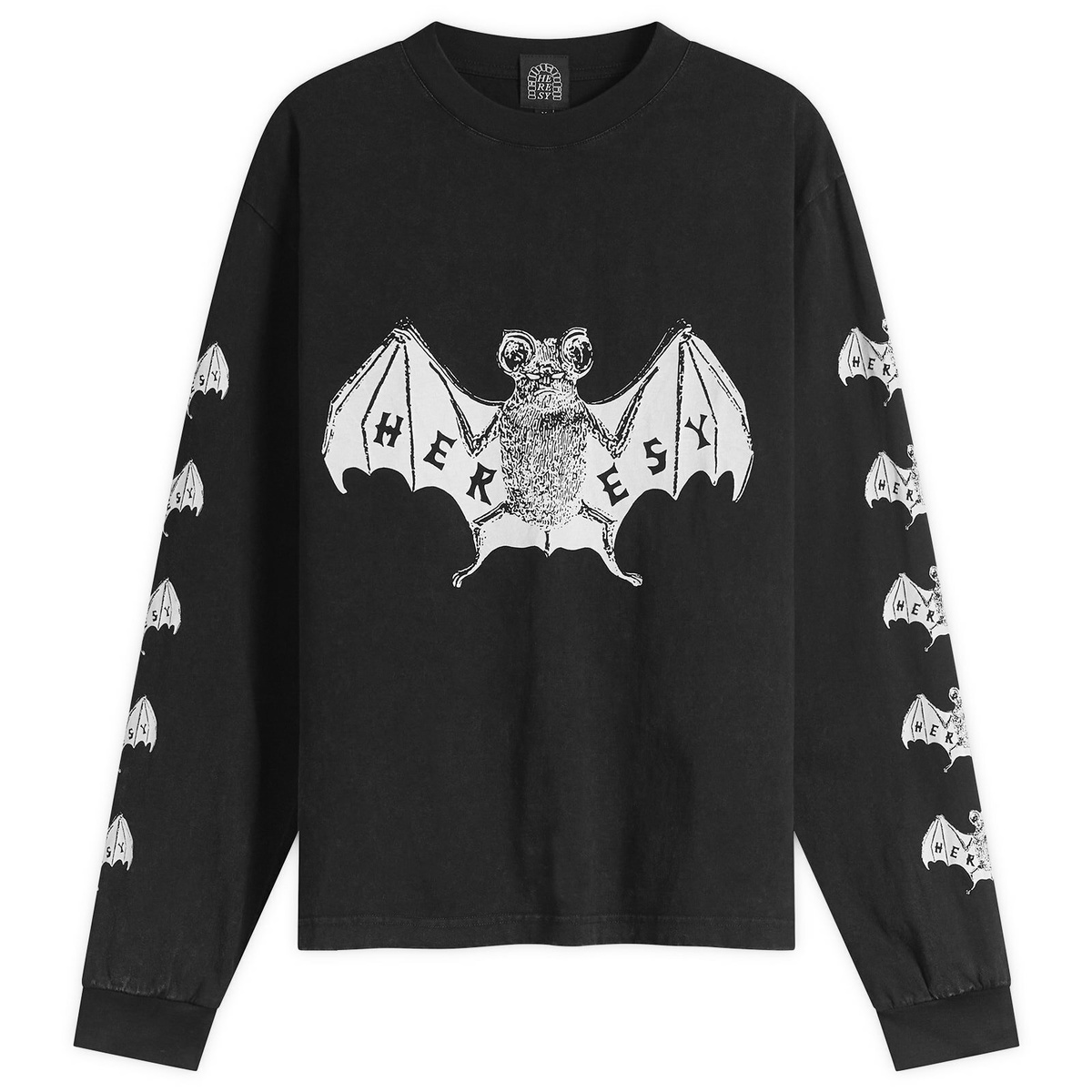 Heresy Men's Bats Long Sleeve T-Shirt in Black