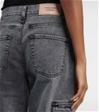 7 For All Mankind x Chiara Biasi Belted Cargo low-rise cargo jeans
