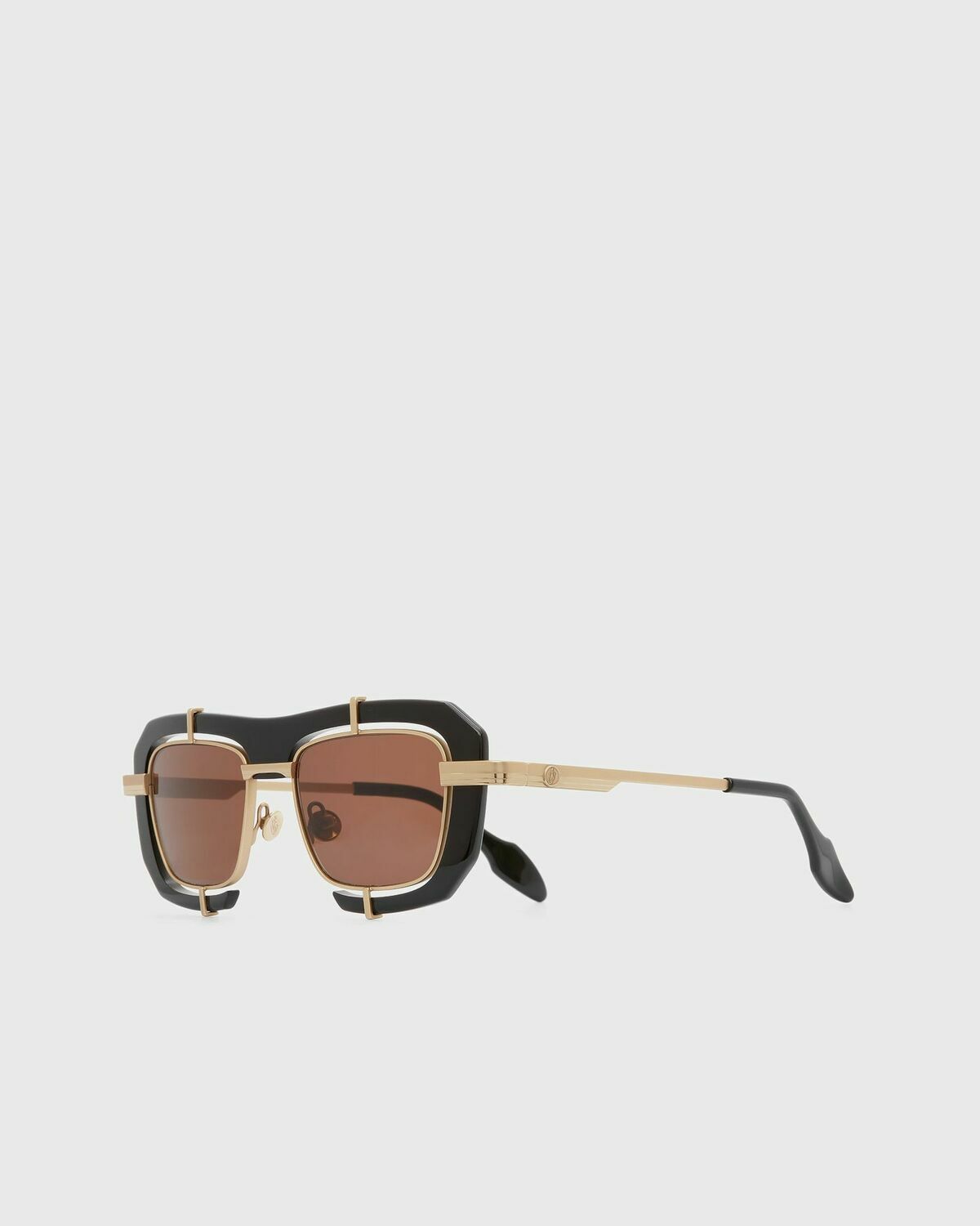 JW Anderson JWA03-GEOMETRIC black/gold Mens Eyewear