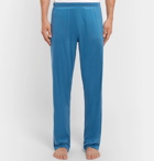 Zimmerli - Contrast-Trimmed Lyocell Pyjama Set - Men - Blue