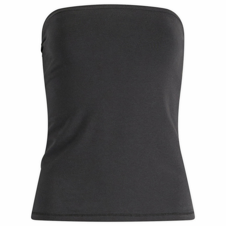 Photo: SKIMS Women's Cotton Jersey Tube Top in Soot