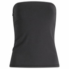 SKIMS Women's Cotton Jersey Tube Top in Soot