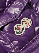 Moncler - Maya 70 Logo-Appliquéd Quilted Shell Hooded Down Jacket - Purple