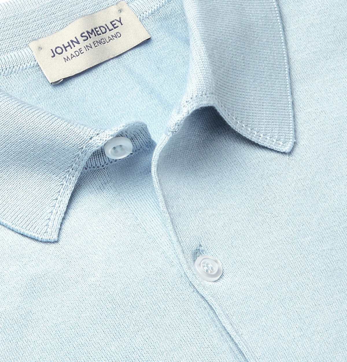 John Smedley - Adrian Slim-Fit Sea Island Cotton Polo Shirt - Blue John ...