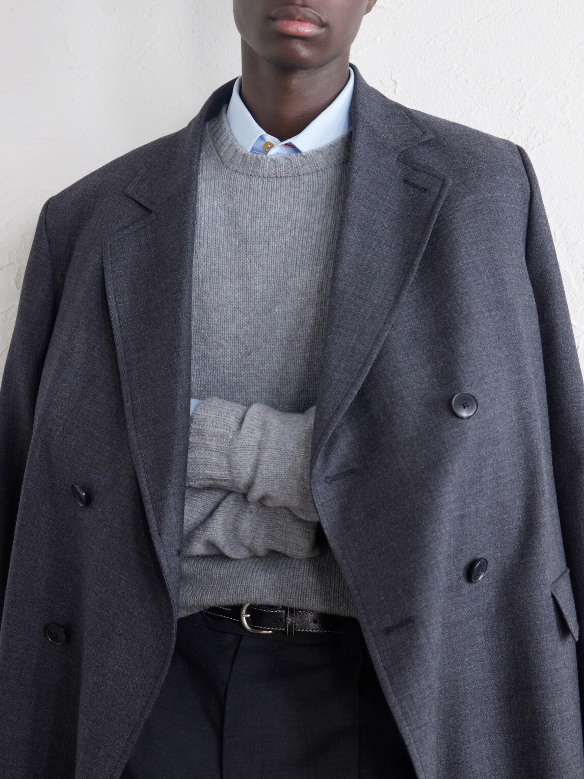 William Lockie - Aryan Wool Sweater - Gray