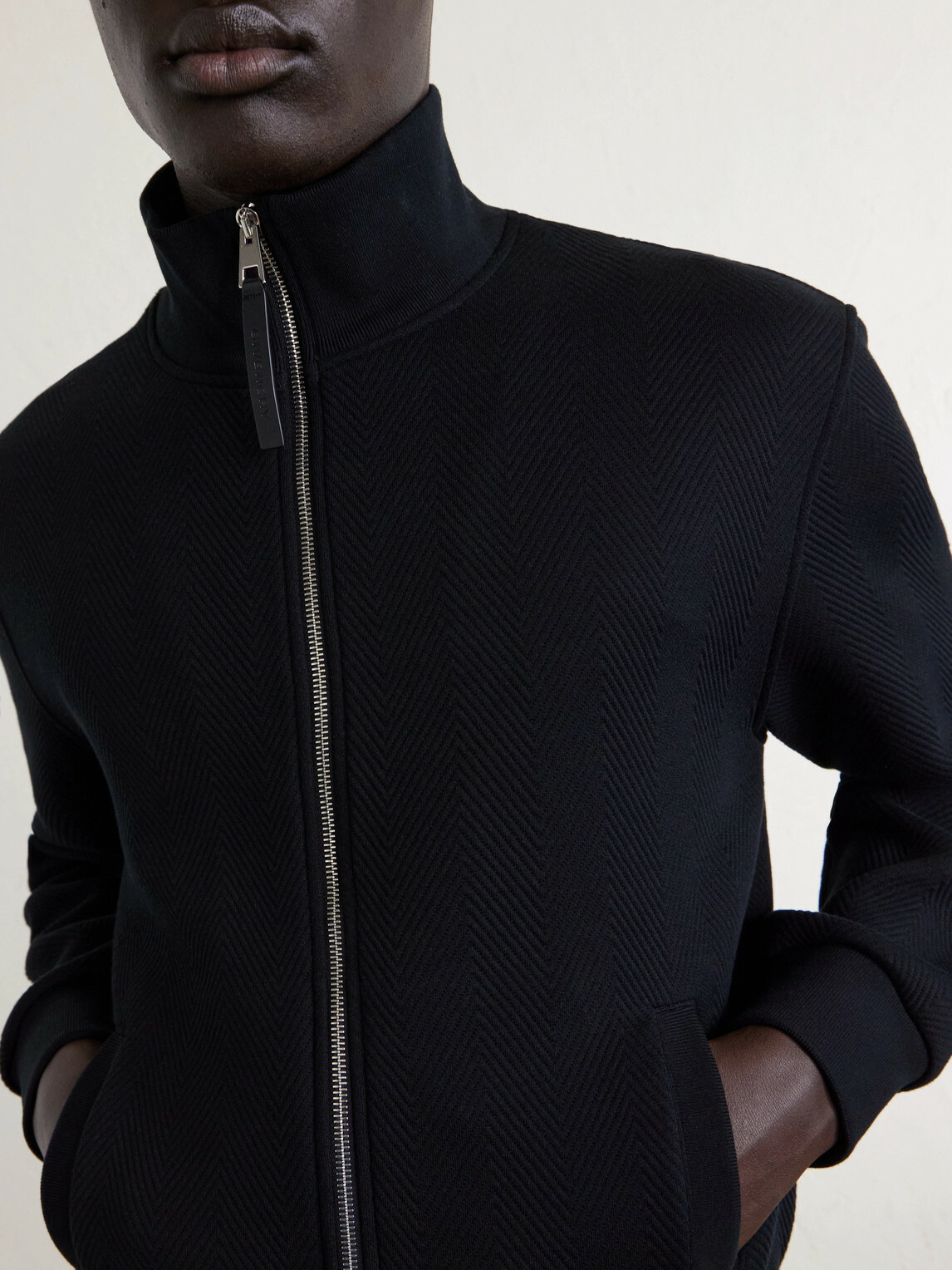 Givenchy - Cotton-Blend Zip-Up Sweatshirt - Black