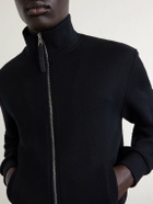 Givenchy - Cotton-Blend Zip-Up Sweatshirt - Black
