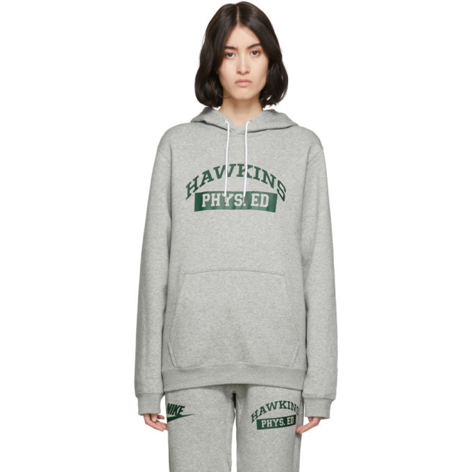 NextShirt Hawkins High (Stranger Things) Hoodie - Grey - Stranger Things Hoodie