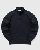 Stone Island Sweat Shirt Blue - Mens - Half Zips