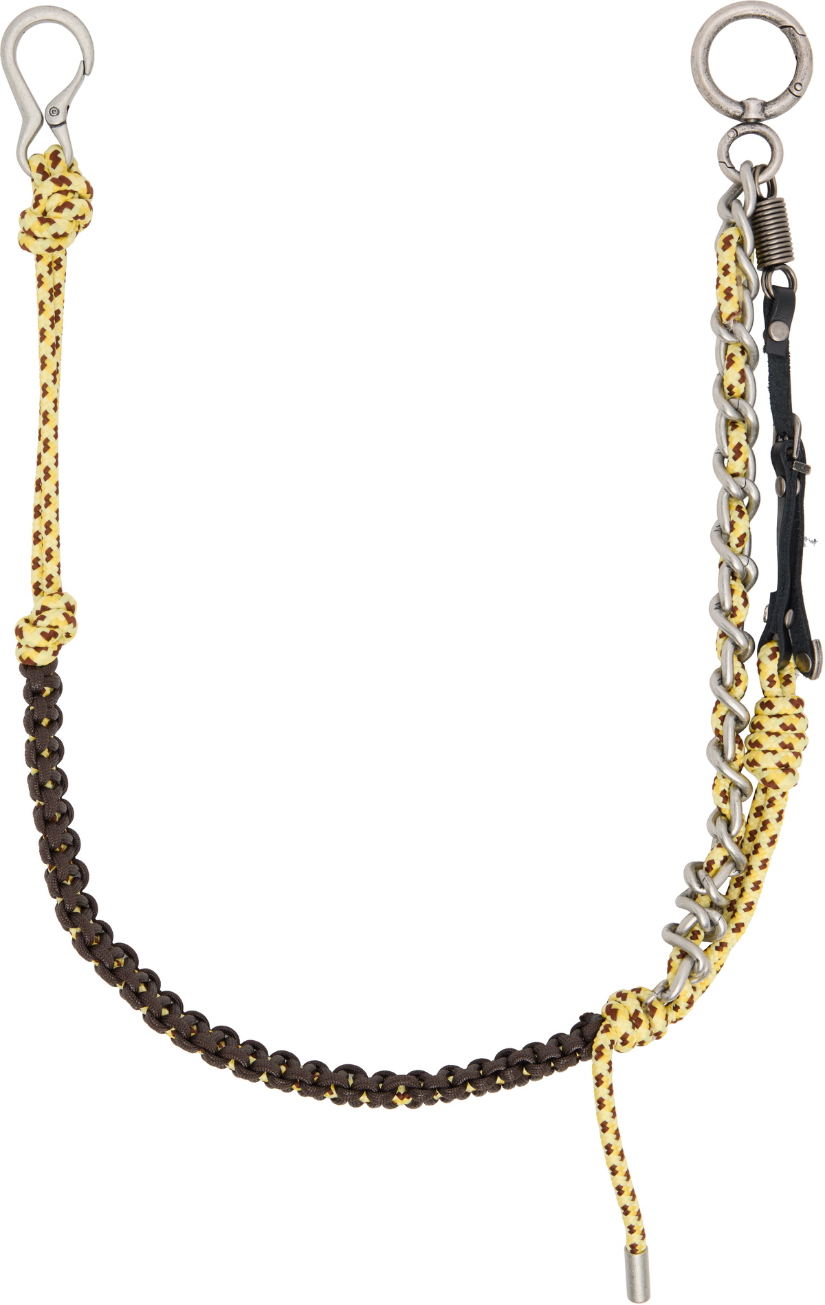 Andersson Bell Yellow & Brown Antidote Handcrafted Keychain