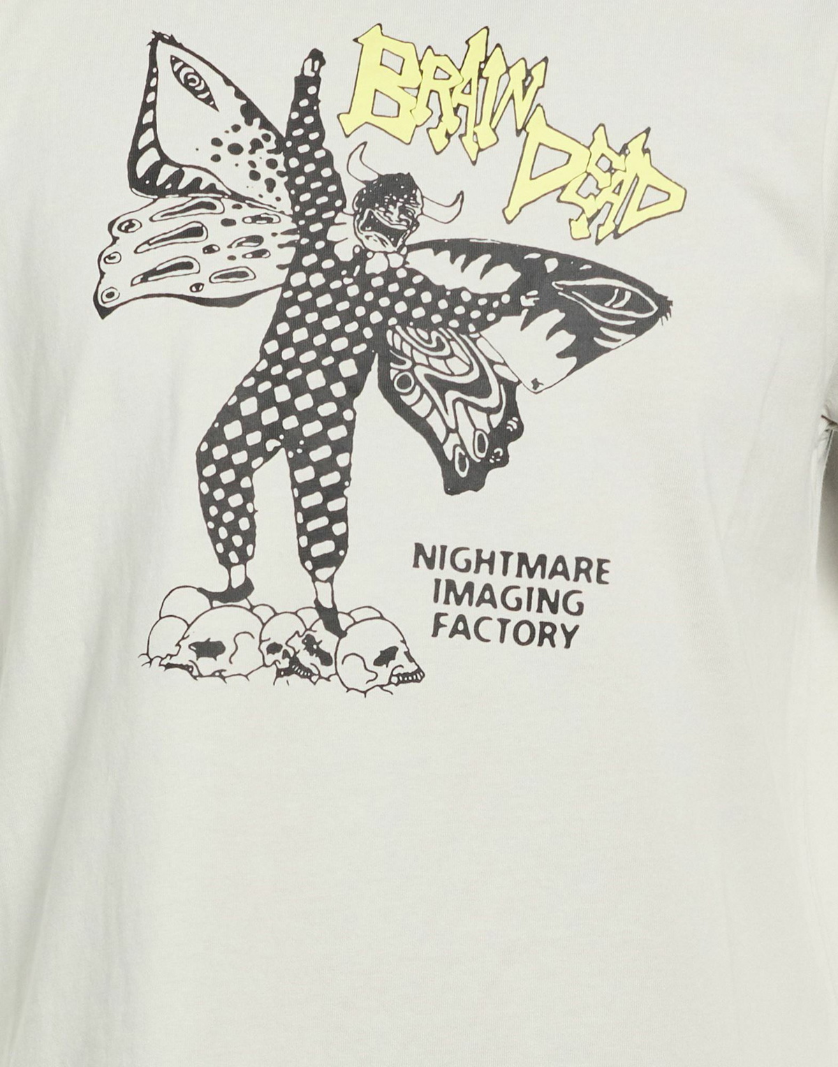 Brain Dead Mens T-shirt Light in Grey