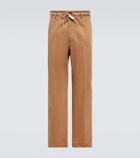 Marni - High-rise cotton straight pants