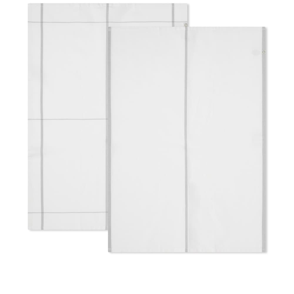 House Doctor Halida Tea Towels Pack Of 2 In Grey House Doctor