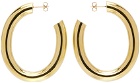 Laura Lombardi Gold Curve Earrings