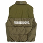 Neighborhood Men's Classic Down Vest in Olive Drab