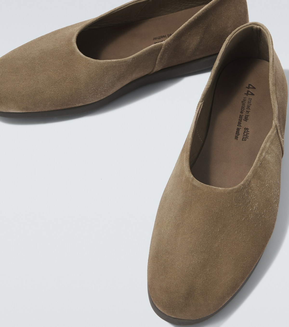 Stòffa Suede slip-on shoes