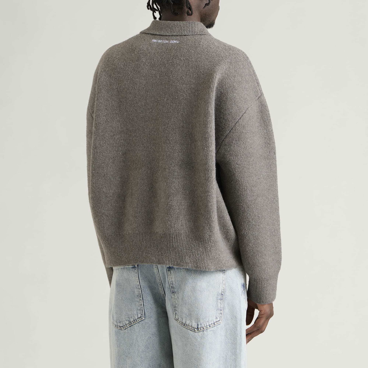 MKI Men's Double Knit Rugby in Brown